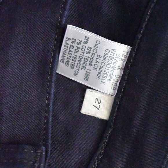 Rag + Bone 27 Legging Super Skinny Black Brushed Knit Jeans - Picture 4 of 7